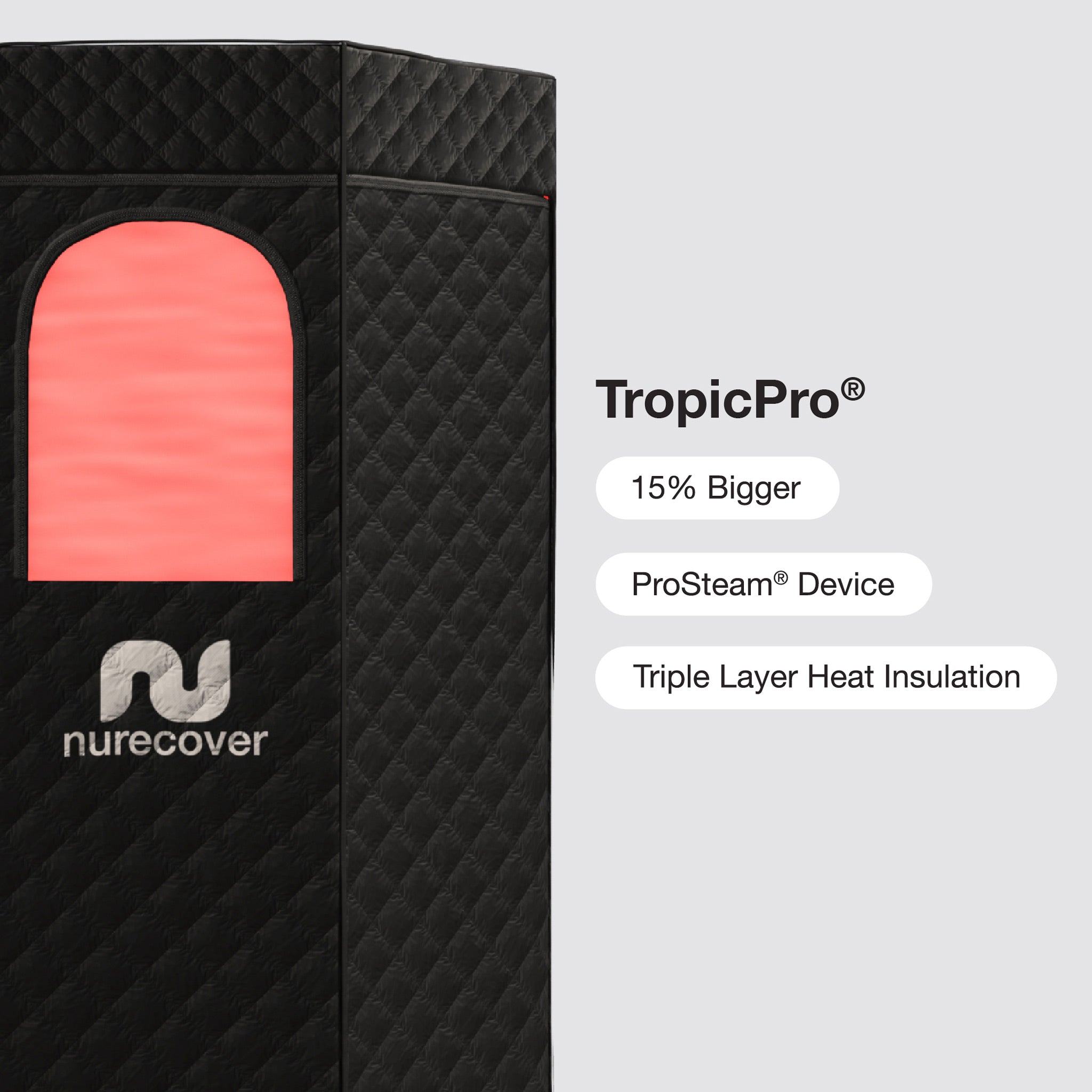 nurecover Tropic® Thuissauna - nurecover