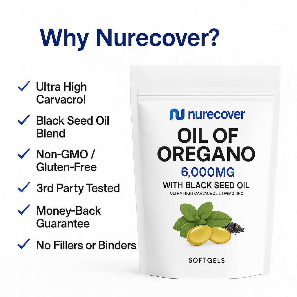 Nurecover® olie van oregano softgels