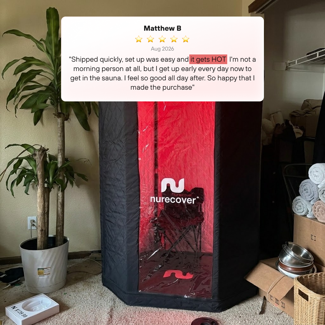 SaunaPro® The 20-Minute Reset for Health, Sleep & Stress - nurecover