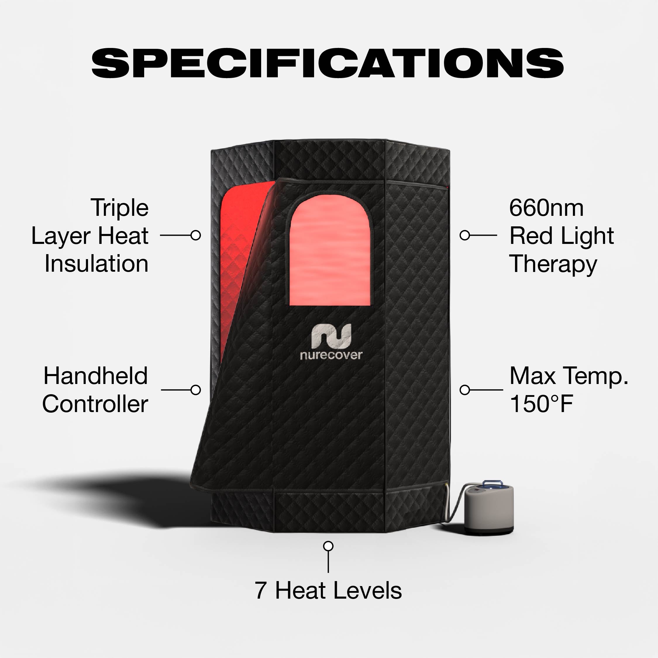 nurecover Tropic® Home Sauna + Ijsbad