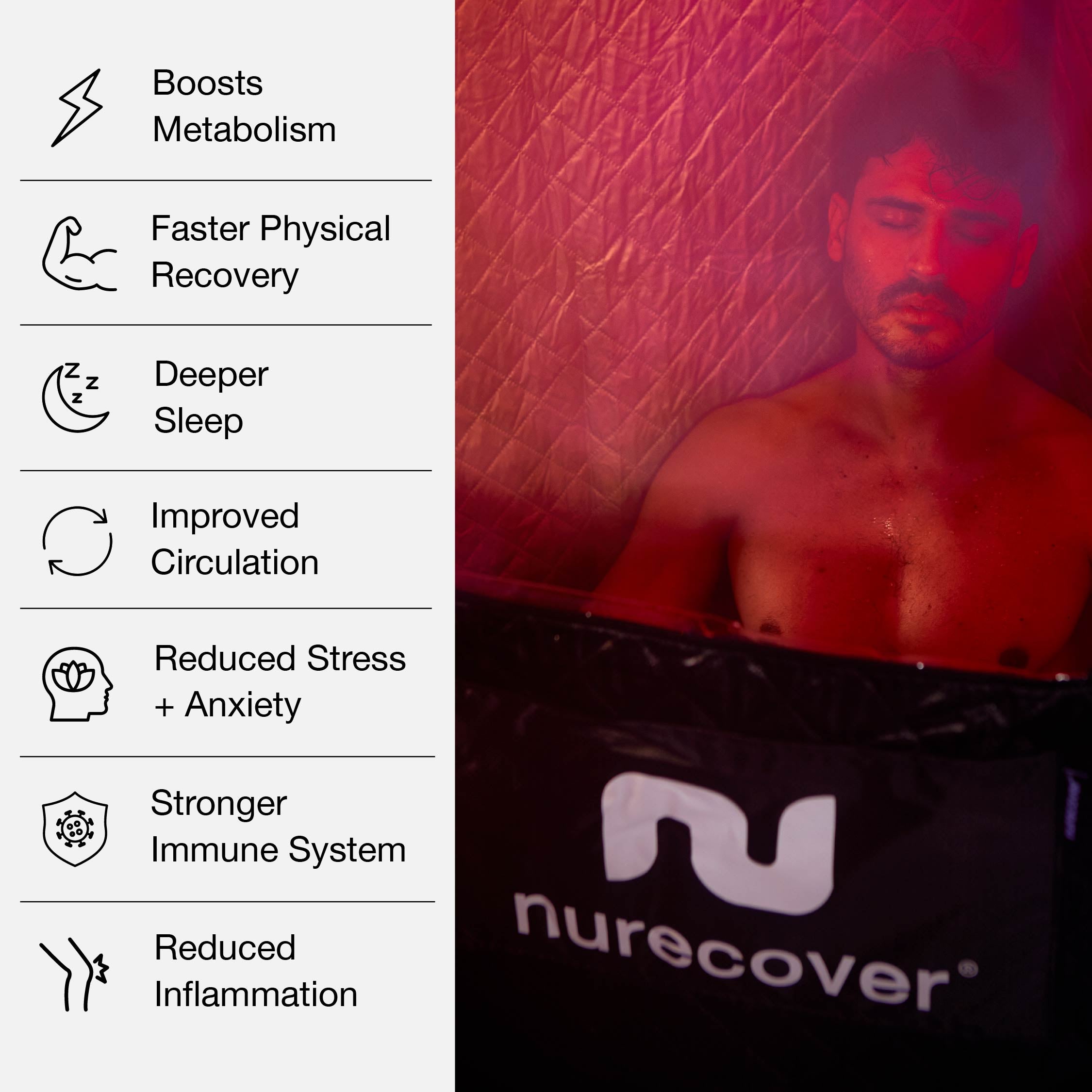 nurecover Tropic® Home Sauna + Ijsbad