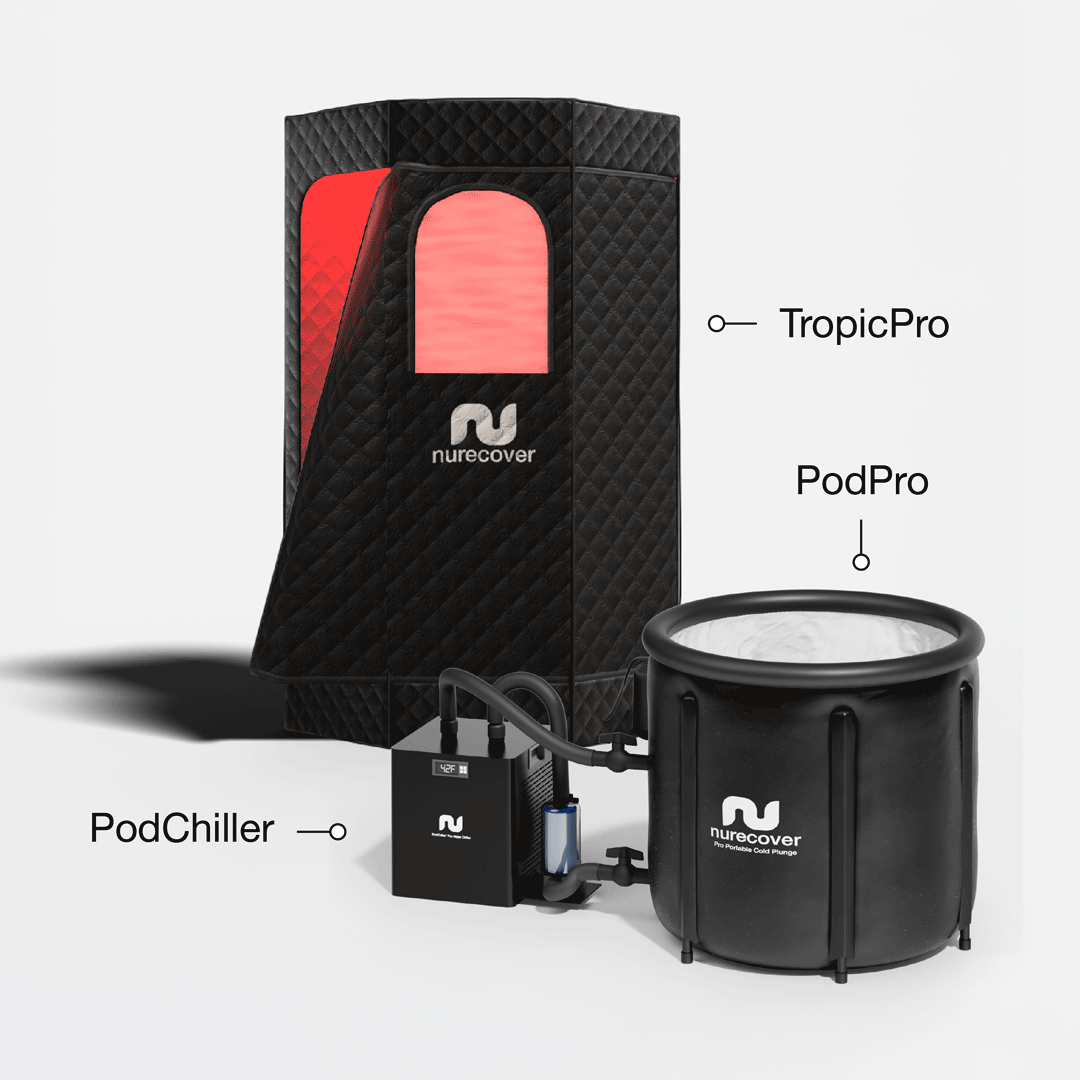 nurecover Tropic® Home Sauna + Ijsbad